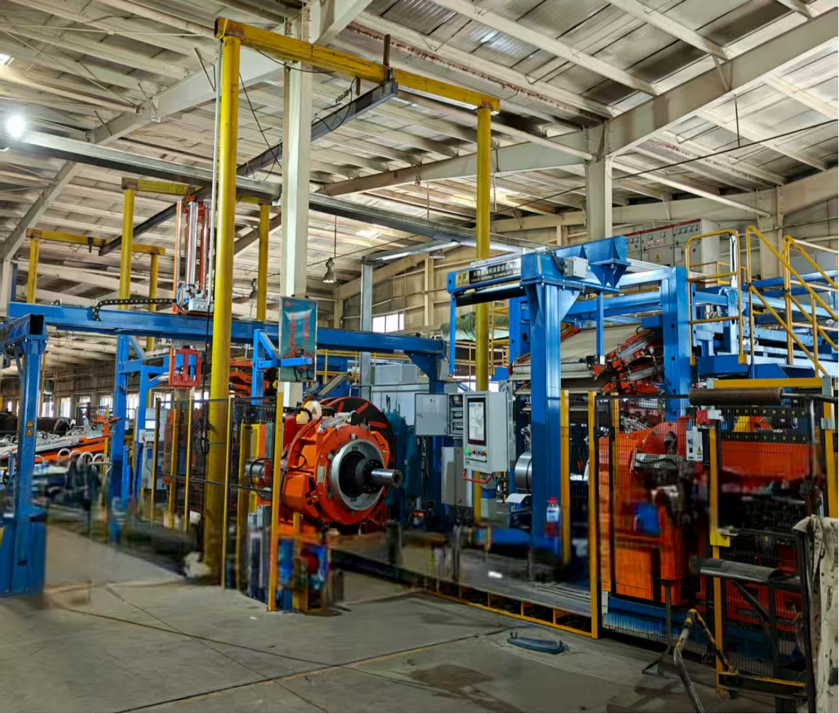 Tire building equipment in the Kunlun production workshop